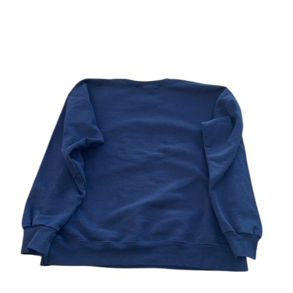 THE BAR‎ Navy & White Varsity Pullover Sweatshirt Large - Picture 7 of 9